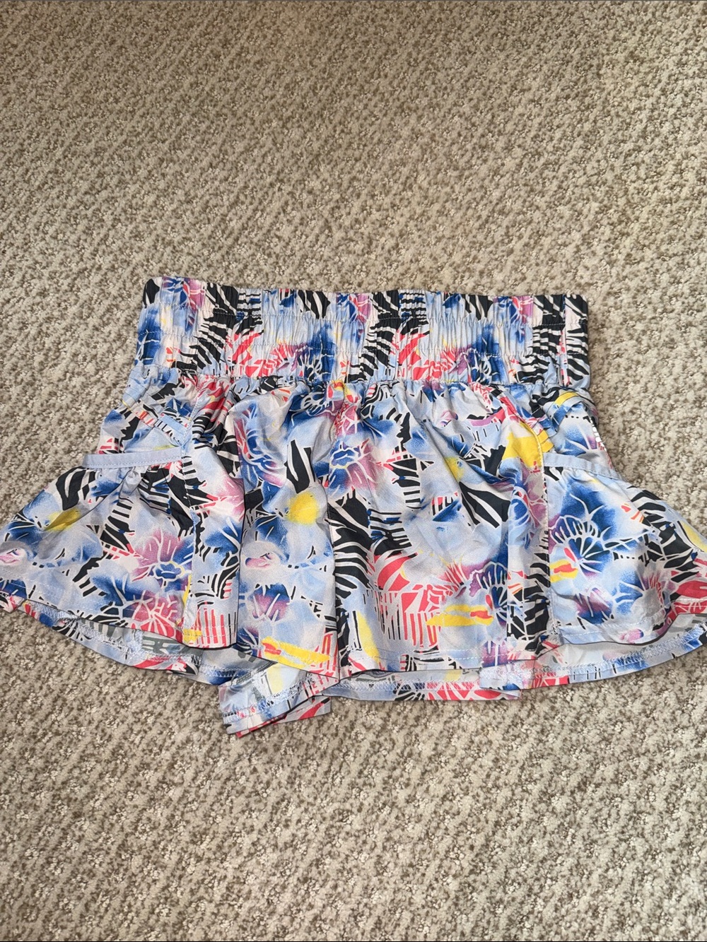Free people movement colorful floral print shorts
